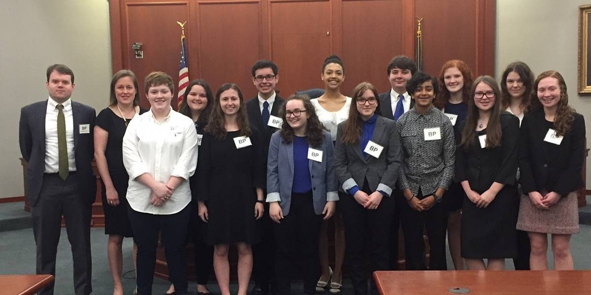 Wilson students mock trial